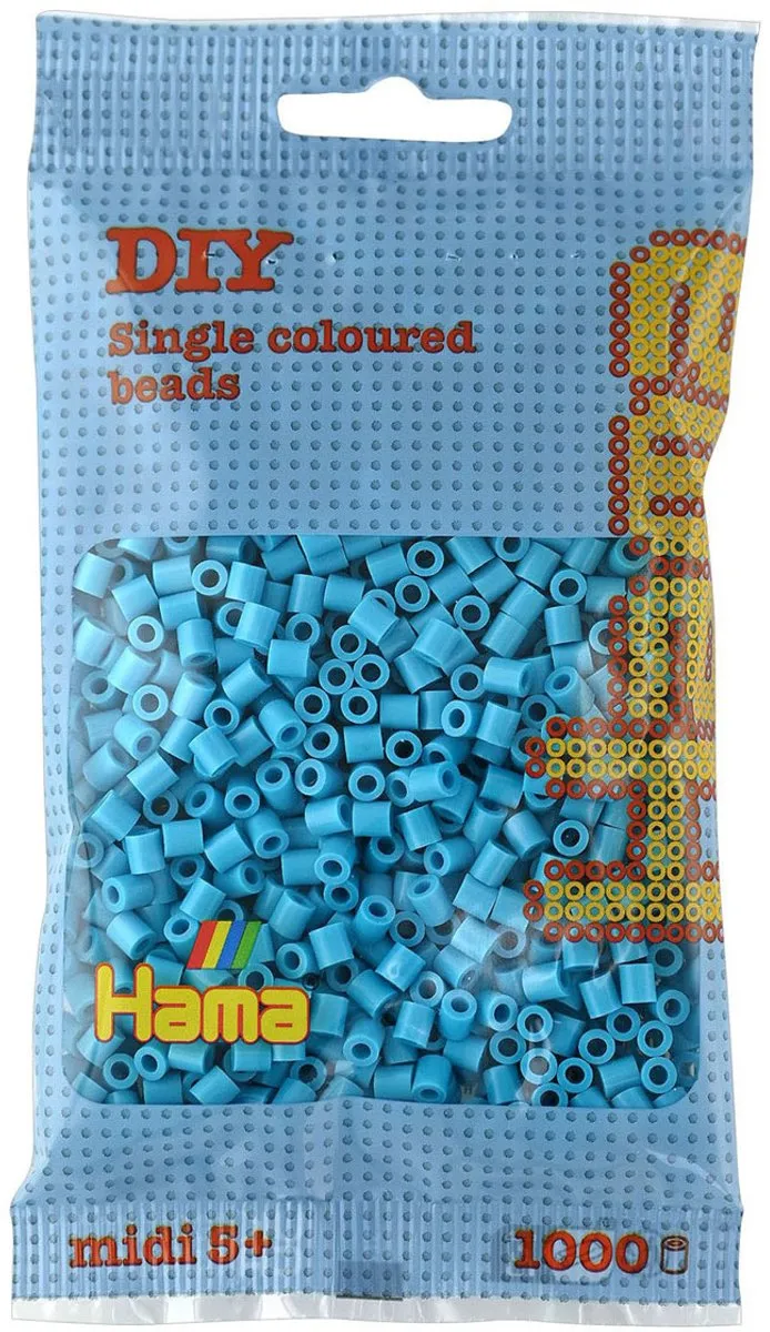 Hama Strijkkralen 1000 Stuks - Azuurblauw