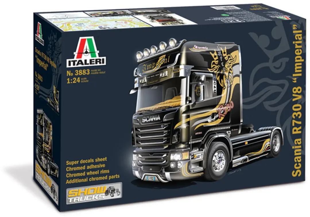 Italeri Scania R730 V8 Topline Imperial Vrachtwagen 1:24