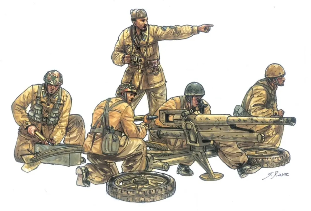 Italeri 6490 Cannone da 47/32 Mod.39 with Crew