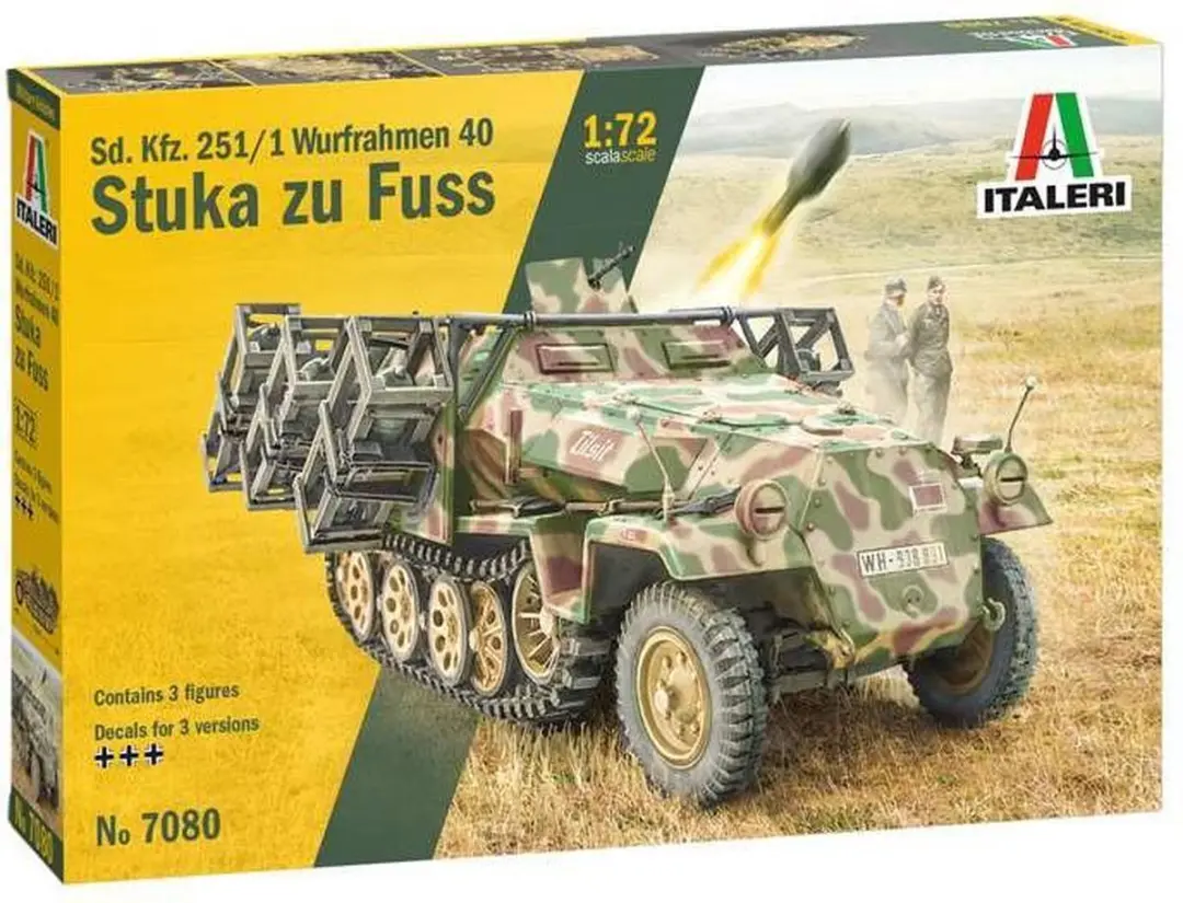 Italeri Sd.Kfz. 251/1 Stuka zu Fuss 1:72 modelbouwpakket