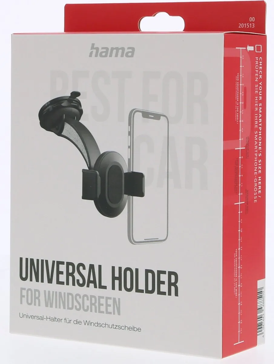 Hama GSM-houder Voor De Auto Move Met Zuignap 360 Graden Draaib. Uni.