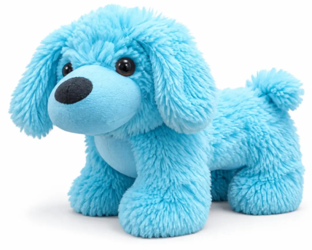 Teckel (Blauw) Pluche Knuffel Hond 23 cm