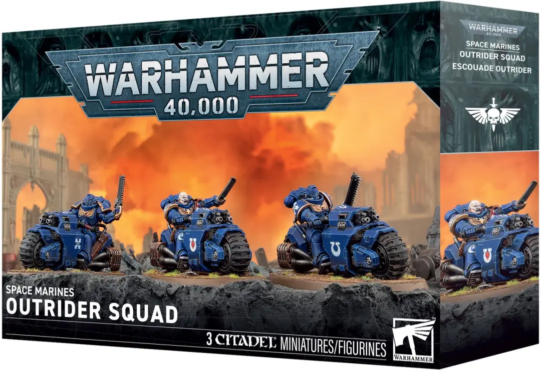 Games Workshop Warhammer 40,000 Space Marines Outrider Squad