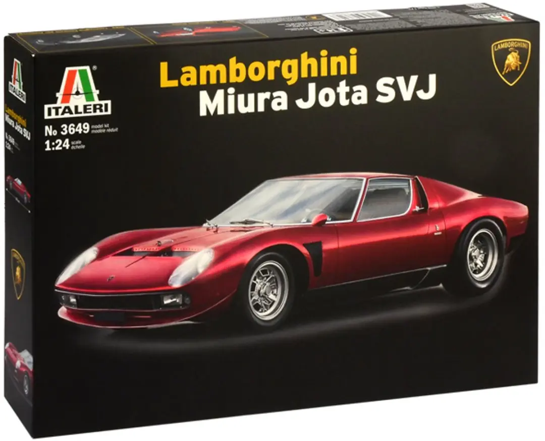 Italeri Lamborghini Miura Jota SVJ Modelbouwpakket 1:24