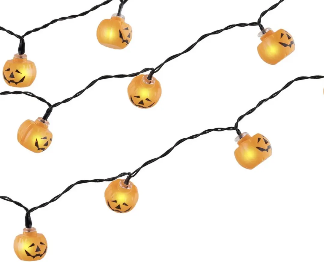 Halloween LED lichtsnoer pompoen