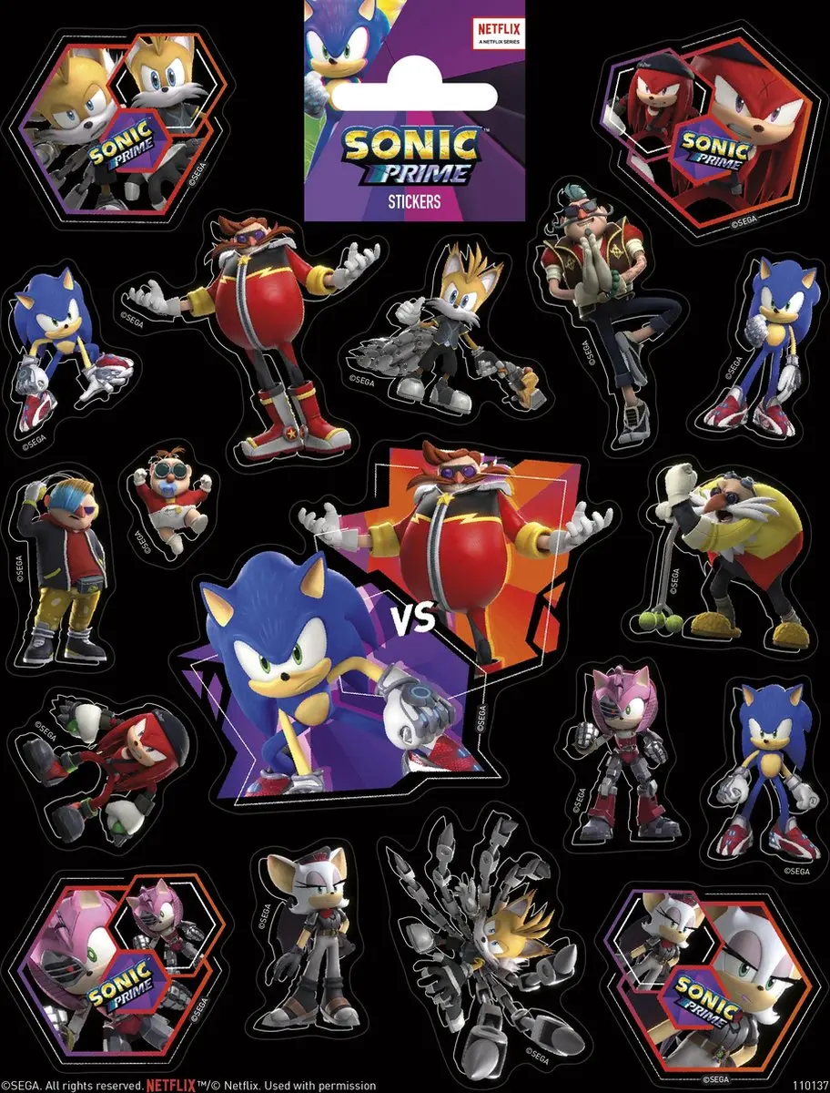 Stickervel Sonic