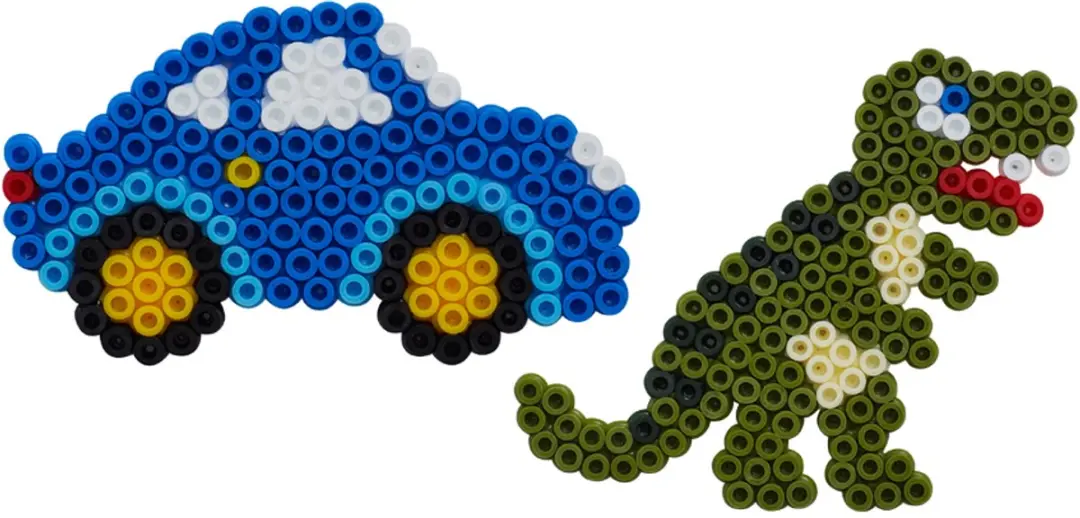 Hama Strijkkralen Set Groot Dino - 1100 stuks - afbeelding 5 van 6