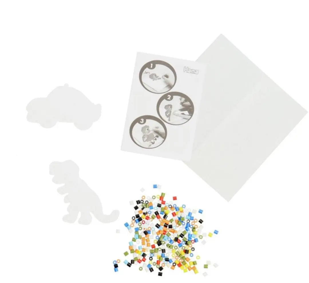 Hama Strijkkralen Set Groot Dino - 1100 stuks - afbeelding 4 van 6