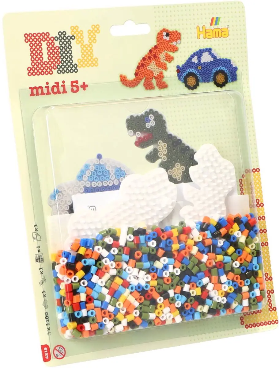 Hama Strijkkralen Set Groot Dino