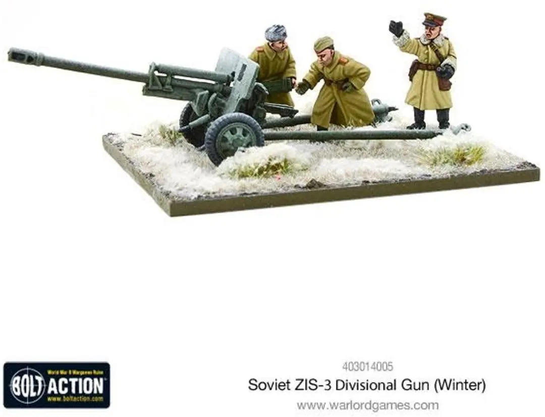 Soviet ZIS-3 divisional gun (Winter)