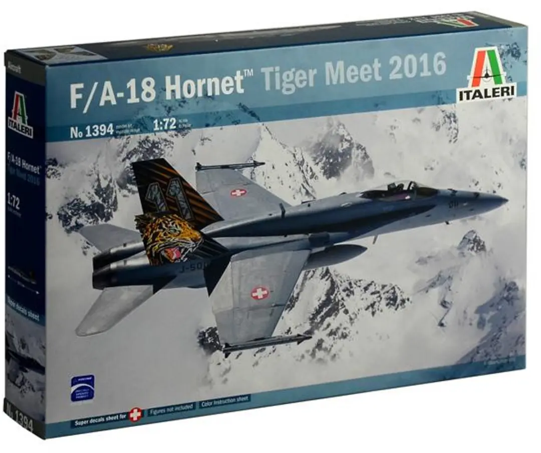 1:72 Italeri 1394  F/A-18 Hornet Tiger Meet 2016 Plastic kit