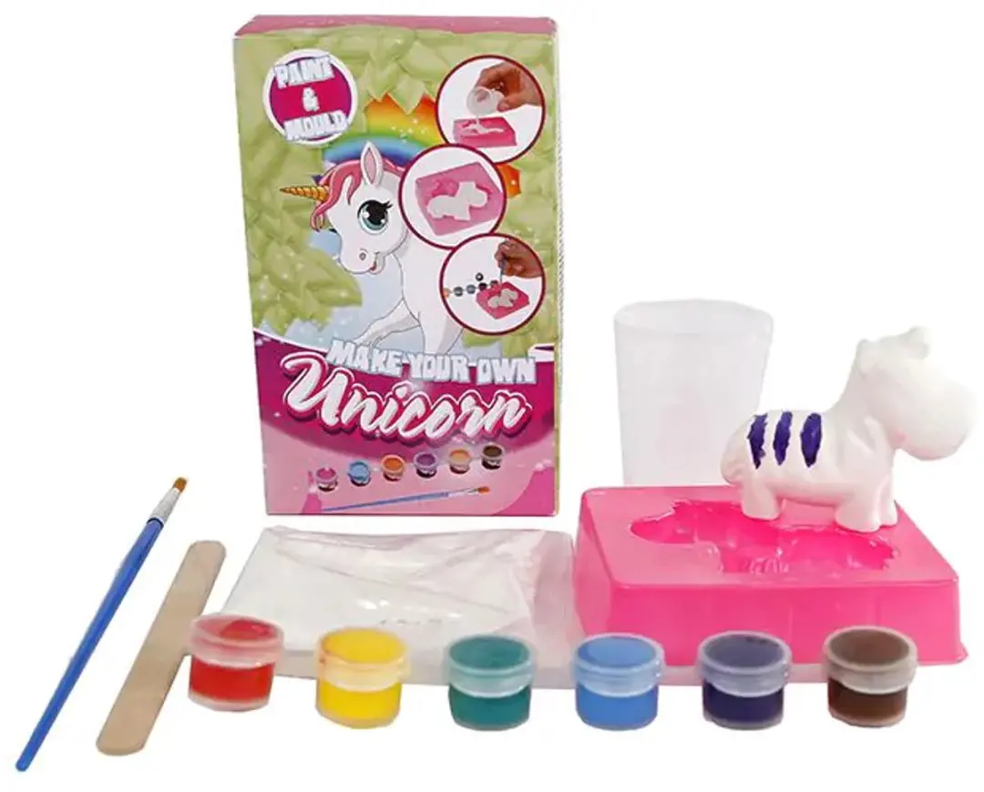 Unicorn Gips- en Schilderset Eenhoorn - afbeelding 6 van 6