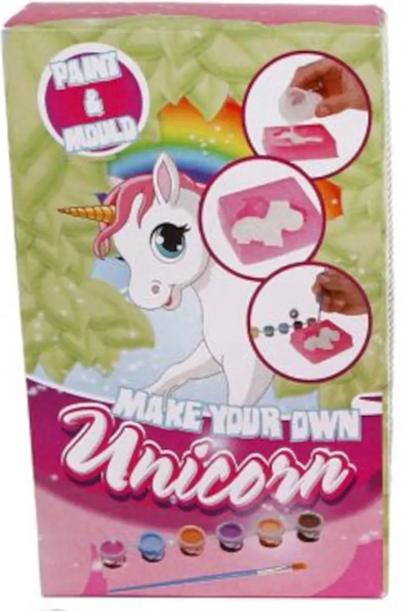 Unicorn Gips- en Schilderset Eenhoorn - afbeelding 5 van 6