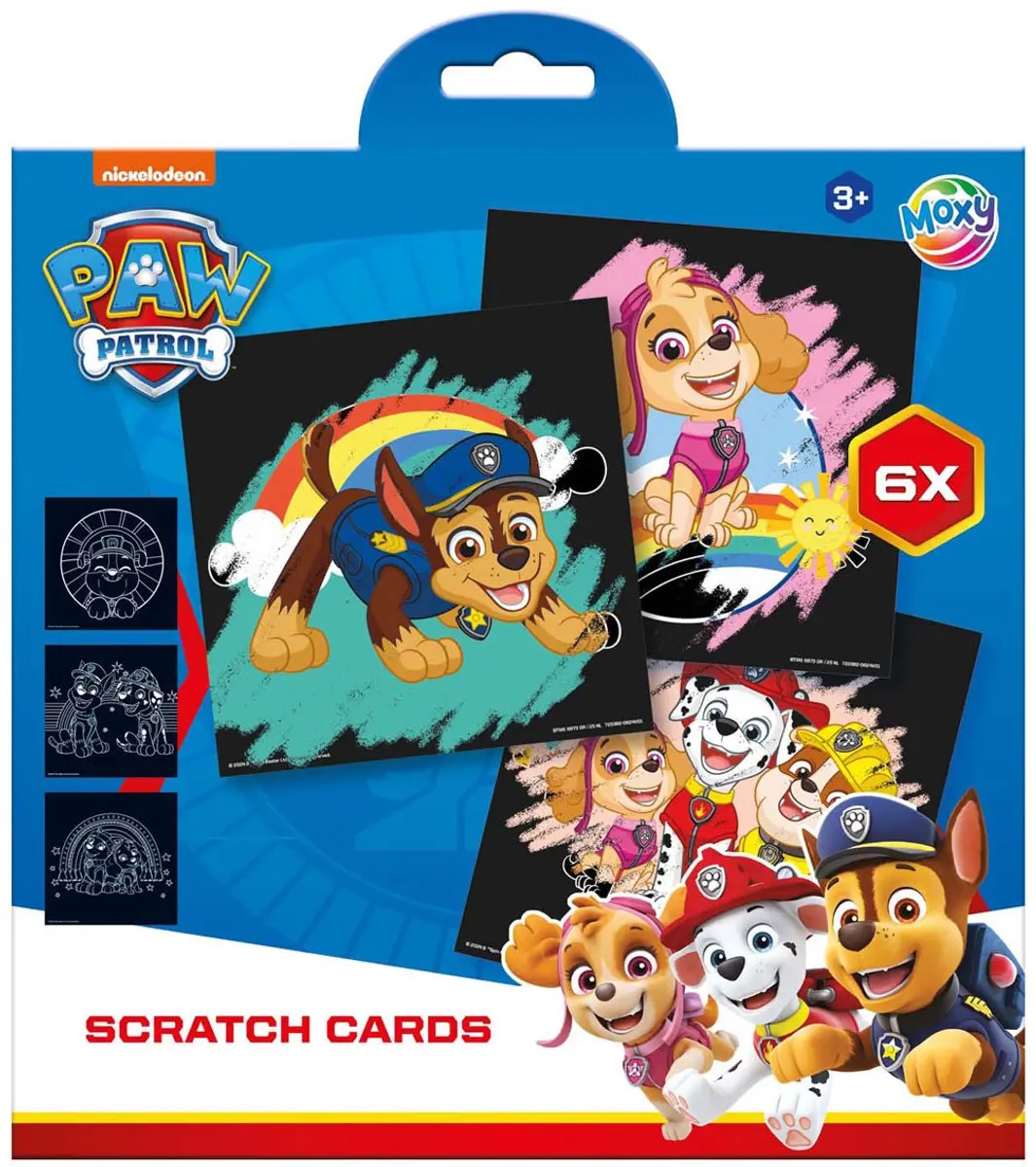 PAW Patrol Kraskaarten Set - 7 stuks - afbeelding 4 van 6