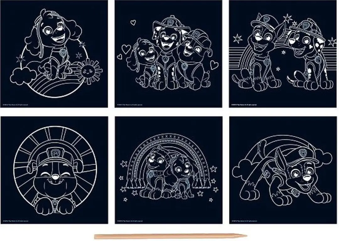 PAW Patrol Kraskaarten Set - 7 stuks - afbeelding 6 van 6