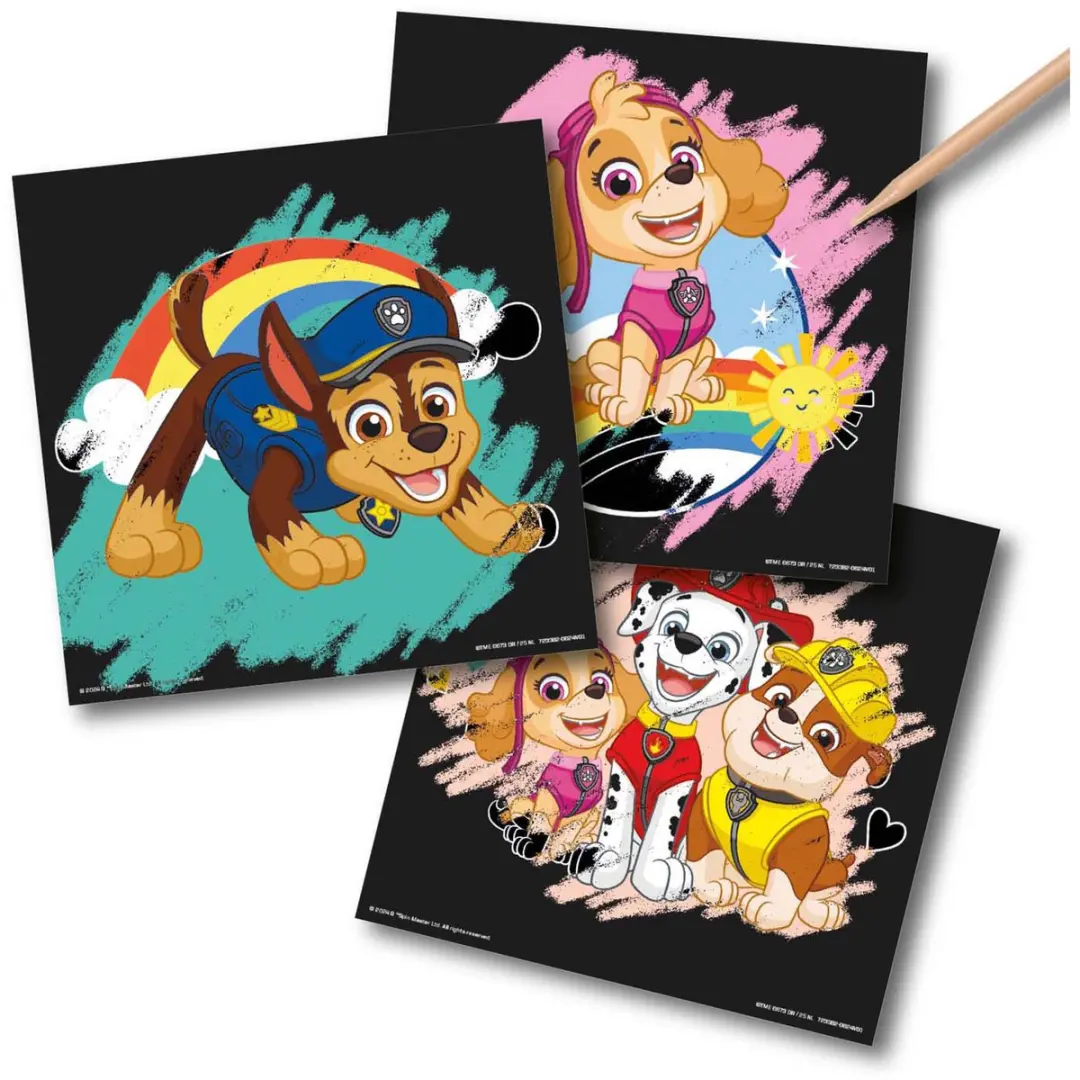 PAW Patrol Kraskaarten Set - 7 stuks - afbeelding 3 van 6