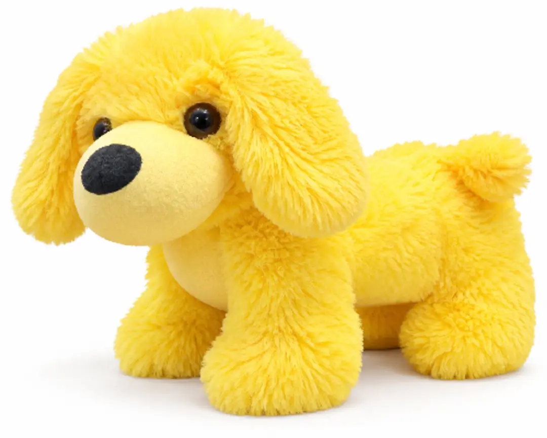 Teckel (Geel) Pluche Knuffel Hond 23 cm