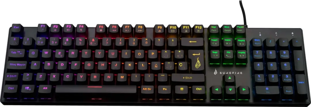 SureFire KingPin M2 60% RGB Gaming Toetsenbord - Zwart - afbeelding 6 van 6