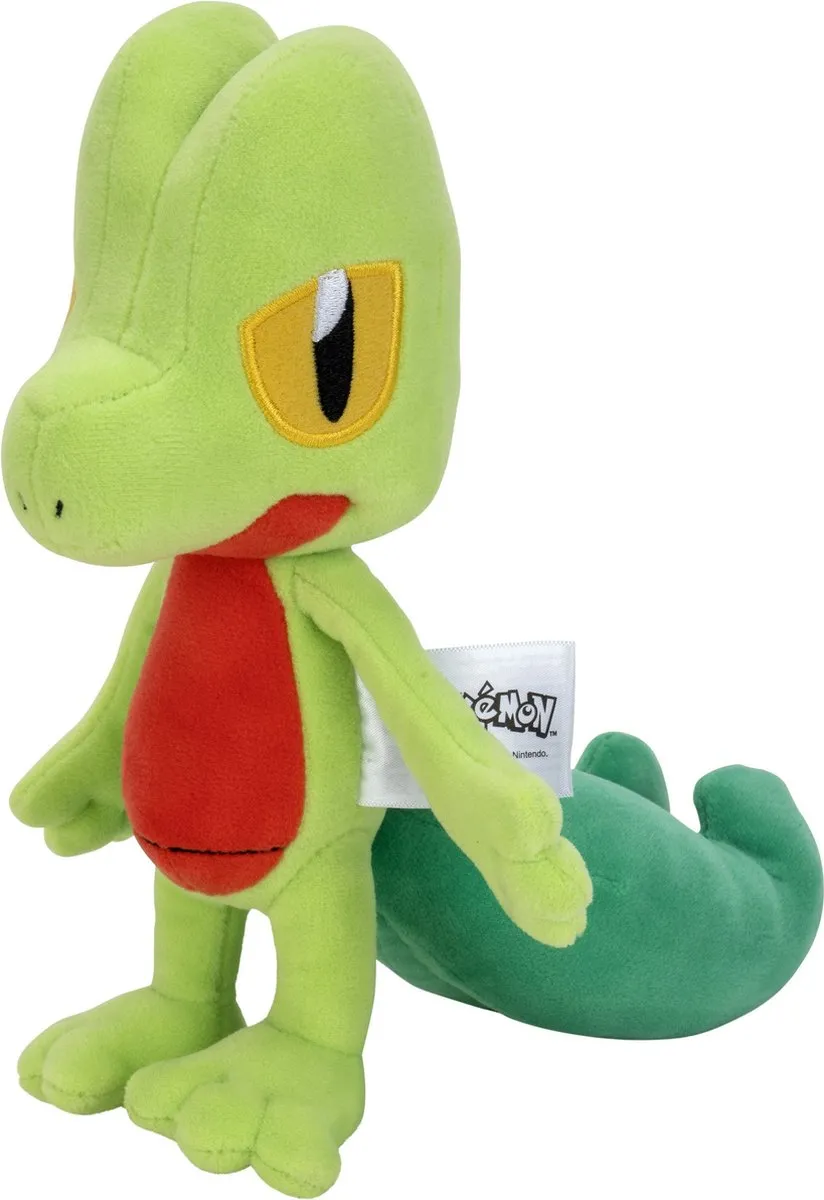 Pokémon Treecko Knuffel 20cm - Groen