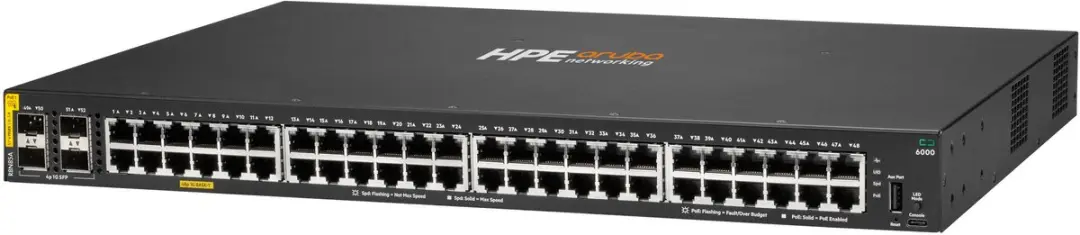 Aruba 6000 CL4 R8N85A Netwerkschakelaar - 370W PoE - afbeelding 3 van 3
