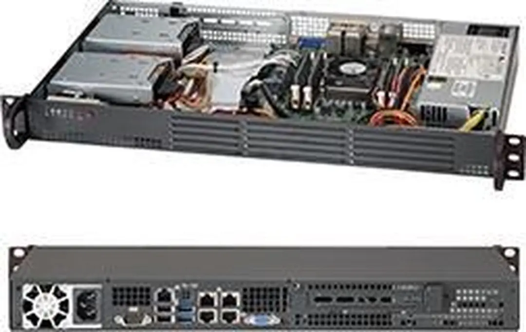 Supermicro SuperChassis CSE-504-203B Kale Server - Zwart - afbeelding 2 van 2