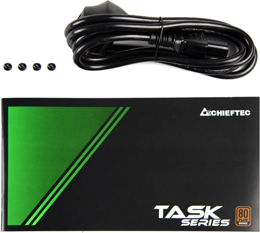 Chieftec TASK TPS-500S PC-voeding - 500W - Zwart - afbeelding 2 van 6