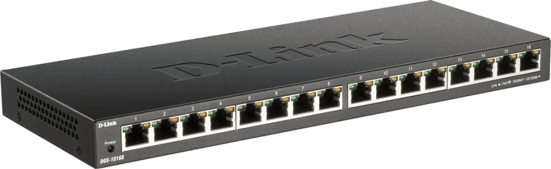 D-Link DGS-1016S/E Netwerk Switch 16-poorts