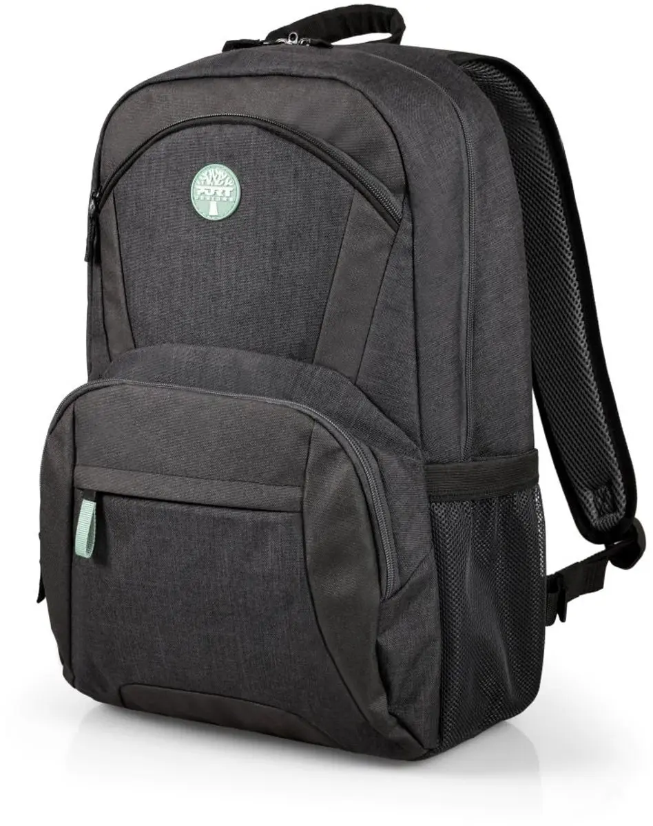Port Designs Houston Laptop Rugzak 15.6 inch - Zwart - afbeelding 4 van 6