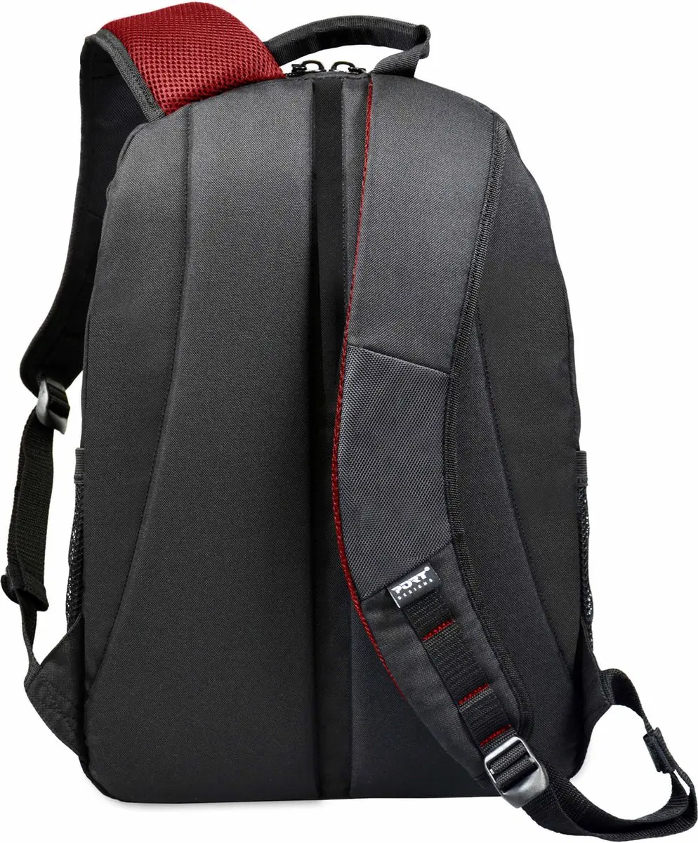 Port Designs Houston Laptop Rugzak 15.6 inch - Zwart - afbeelding 3 van 6