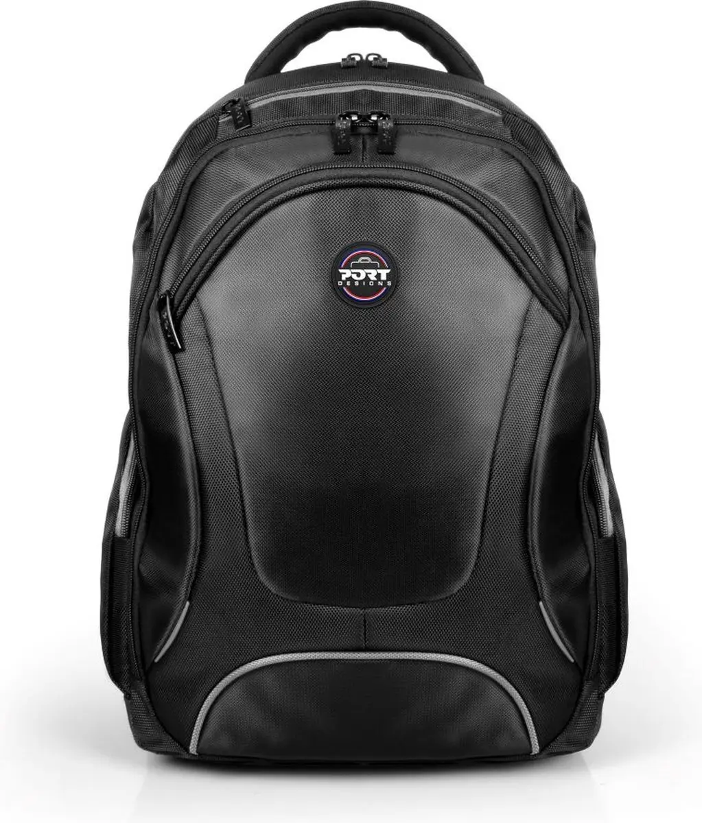 PORT Designs Courchevel II ECO Laptop Rugzak - 16 inch - 21L - Zwart - afbeelding 2 van 6