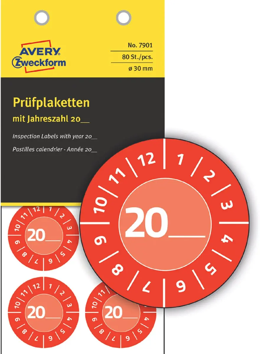Avery Zweckform 7902 Testbadge Ø30mm