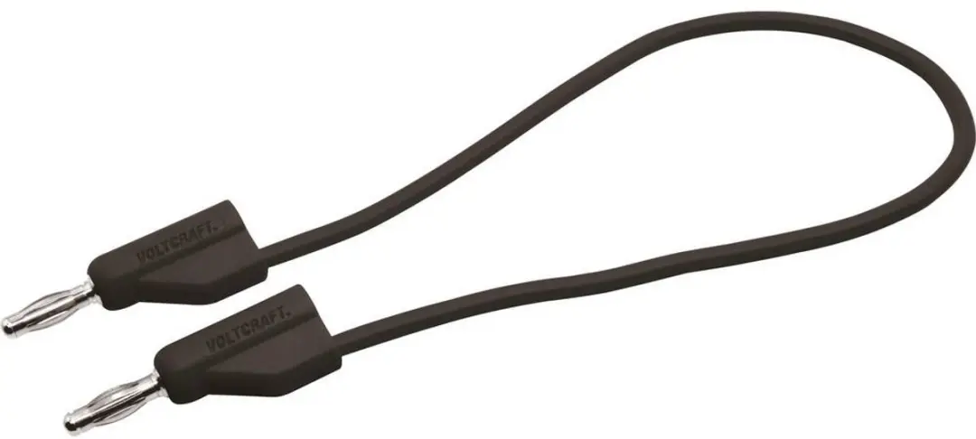 Voltcraft MSB-300-0.25-SW Meetsnoer Banaanstekker - Zwart - afbeelding 3 van 4