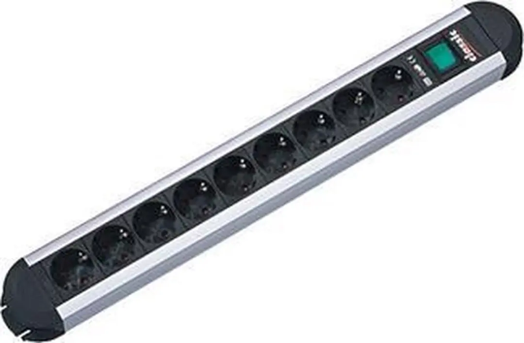 Bachmann PRIMO CLASSIC ALU Stekkerdoos 12-voudig - 1,75m - Aluminium - afbeelding 3 van 3