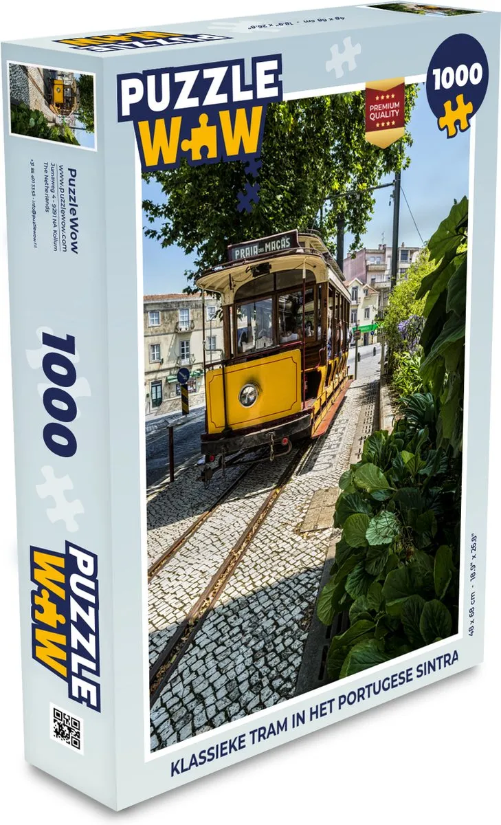 PuzzleWow Legpuzzel Sintra Tram 1000 Stuks
