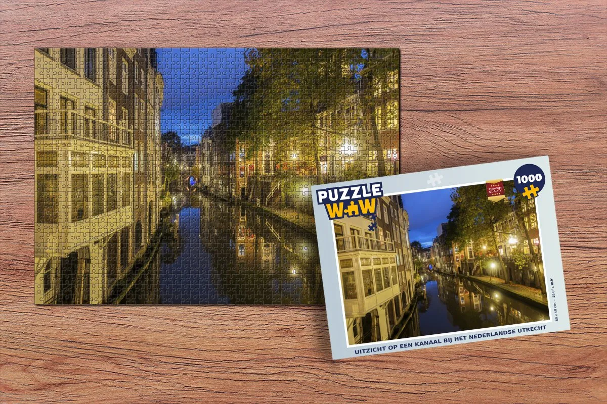 PuzzleWow Legpuzzel 1000 Stuks - Multicolor