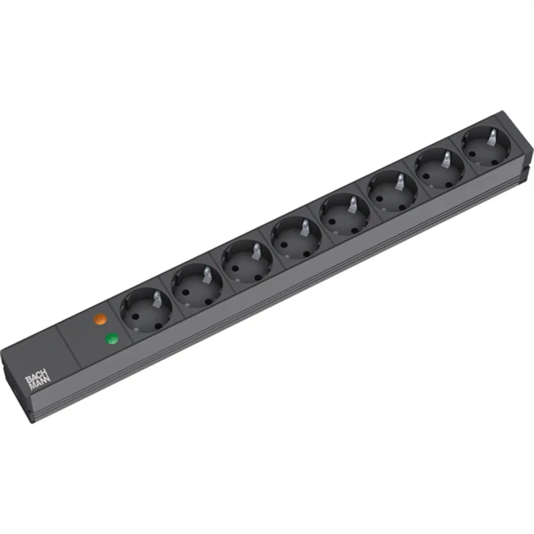Bachmann 333.534 19 inch Stekkerdoos 8x CEE7/3