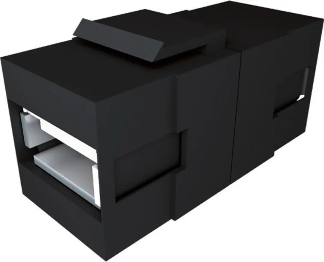 Bachmann Keystone 917.120 USB 3.0 Koppeling Typ A/A - Zwart - afbeelding 3 van 3
