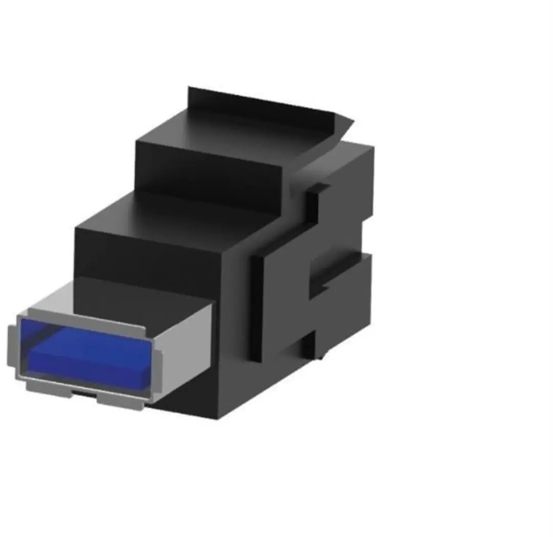 Bachmann Keystone 917.120 USB 3.0 Koppeling Typ A/A - Zwart - afbeelding 2 van 3