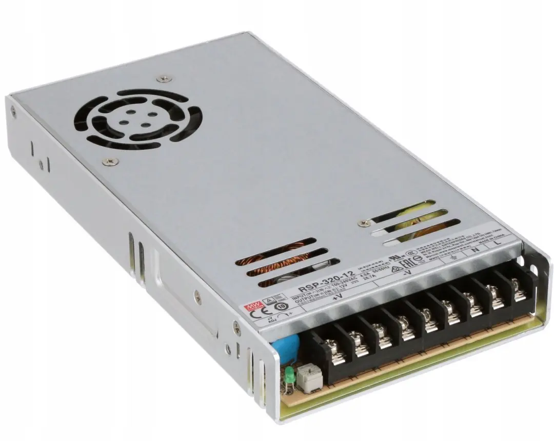 Mean Well RSP-320-12 Schakelnetvoedingsmodule - 12V 320W - afbeelding 2 van 4