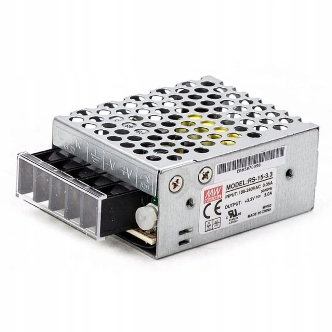 Mean Well RS-15-3,3 AC/DC-netvoedingsmodule gesloten 9.9 W