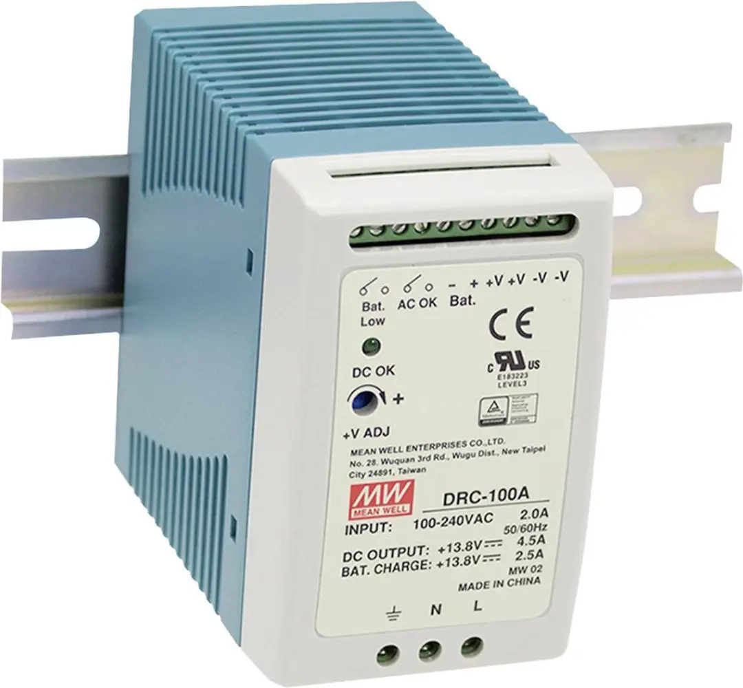 Mean Well DRC-100A DIN-rail Netvoeding