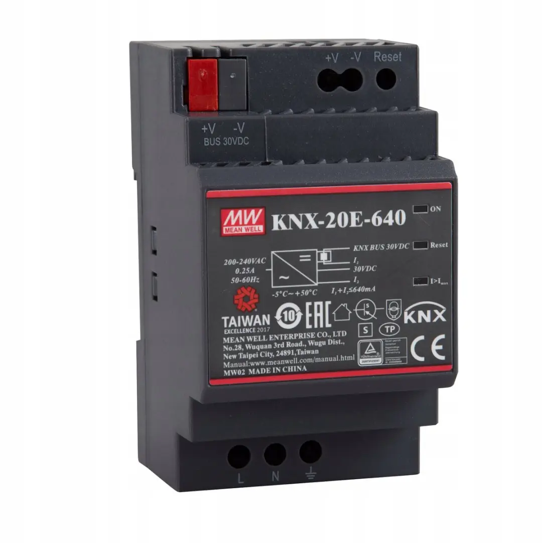 Mean Well KNX-20E-640 DIN-rail voeding