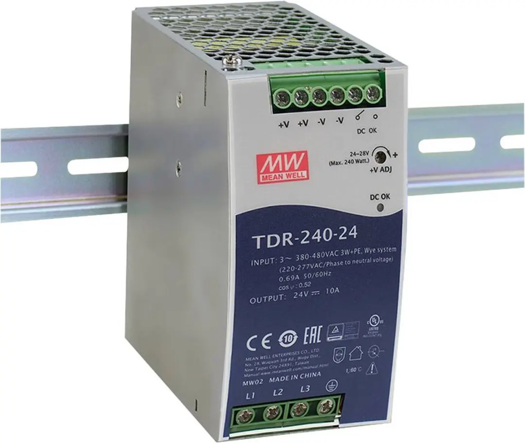 Mean Well TDR-240-48 DIN-rail voedingseenheid 240W