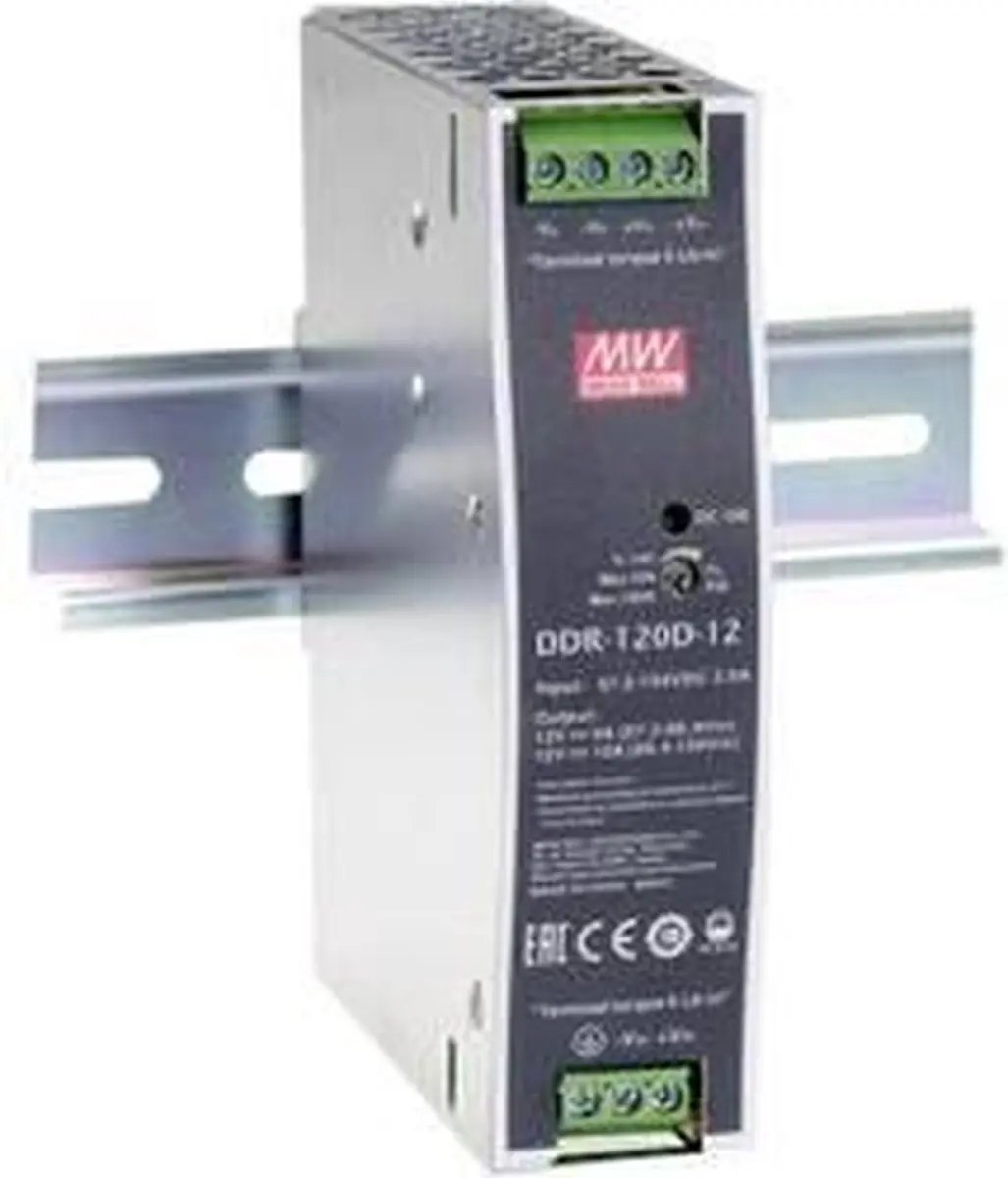 Mean Well DDR-120A-24 DIN-rail DC/DC-converter