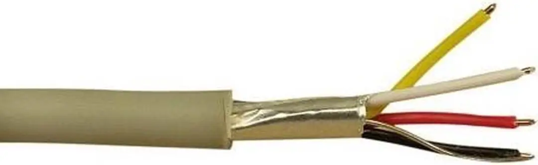 InLine Telefoonkabel 4-aderig 2x2x0.6mm - 100m Rol - Beige - afbeelding 5 van 5