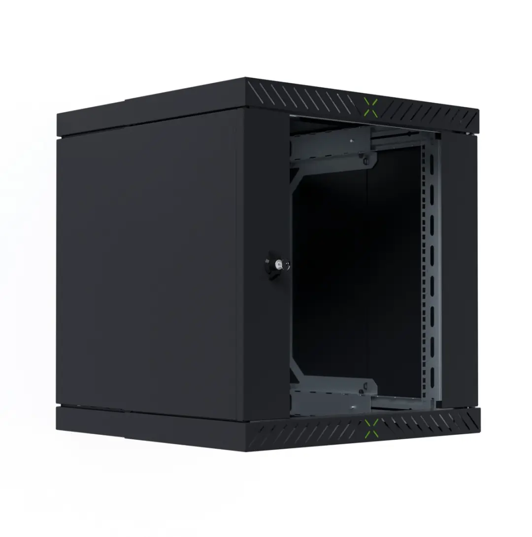 EFB Elektronik X-Rack WGX-1206TS.G1 Wandrek 12U - Zwart - afbeelding 3 van 4