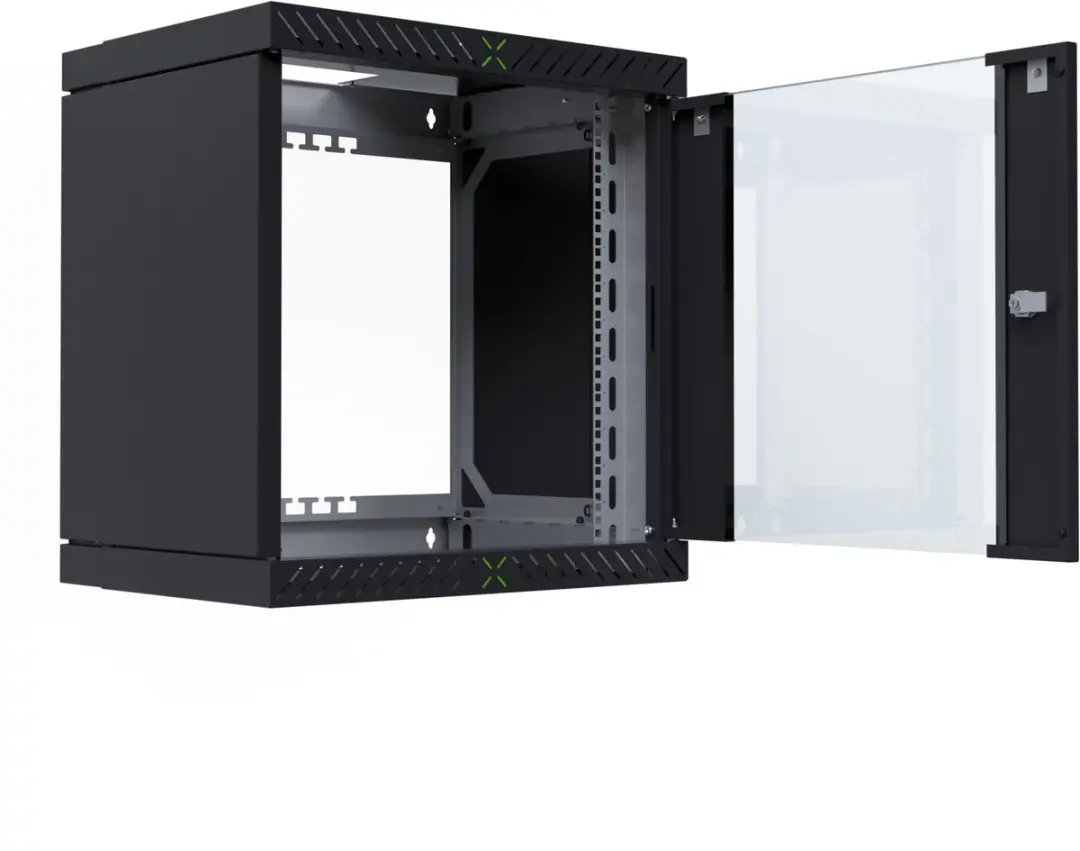 EFB Elektronik X-Rack WGX-1206TS.G1 Wandrek 12U - Zwart - afbeelding 4 van 4