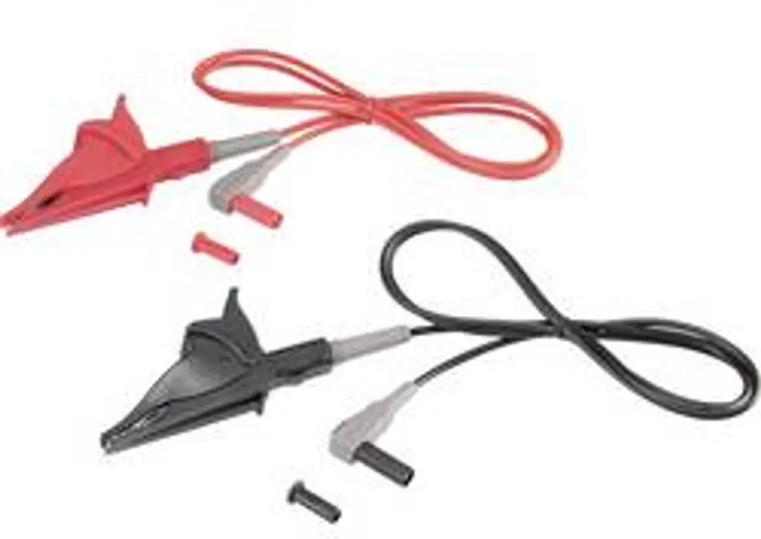 Voltcraft MSL-507 Meetsnoer 4mm Krokodilklem 1.00m - Zwart/Rood - afbeelding 4 van 5