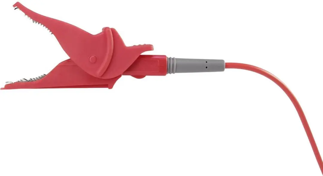 Voltcraft MSL-507 Meetsnoer 4mm Krokodilklem 1.00m - Zwart/Rood - afbeelding 2 van 5