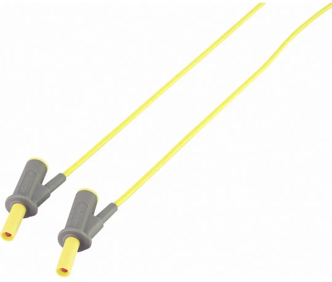 Voltcraft MSB-501 Veiligheidsmeetsnoer 4mm - Geel - afbeelding 4 van 4